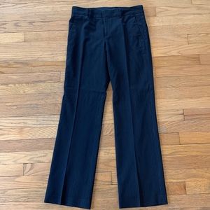 Banana Republic Navy Pinstripe Trousers